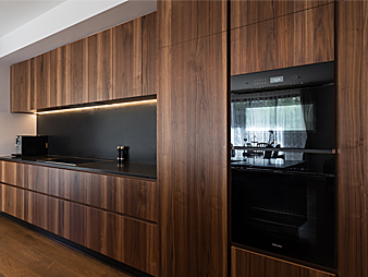 THUMB Neo Design custom designer kitchen Black walnut mt eden Auckland-2
